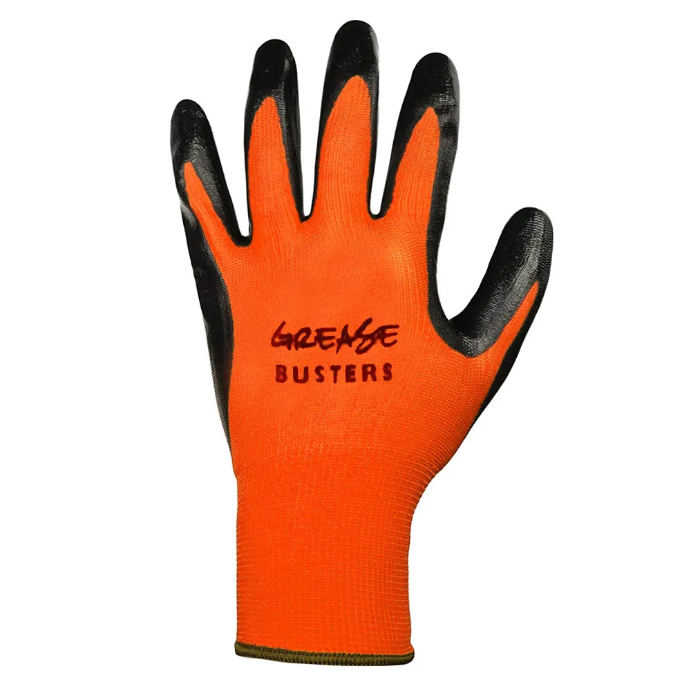6 Pair Abrasion Resistant Work Gloves Nitrile Foam Palm Coated Safety Size Large