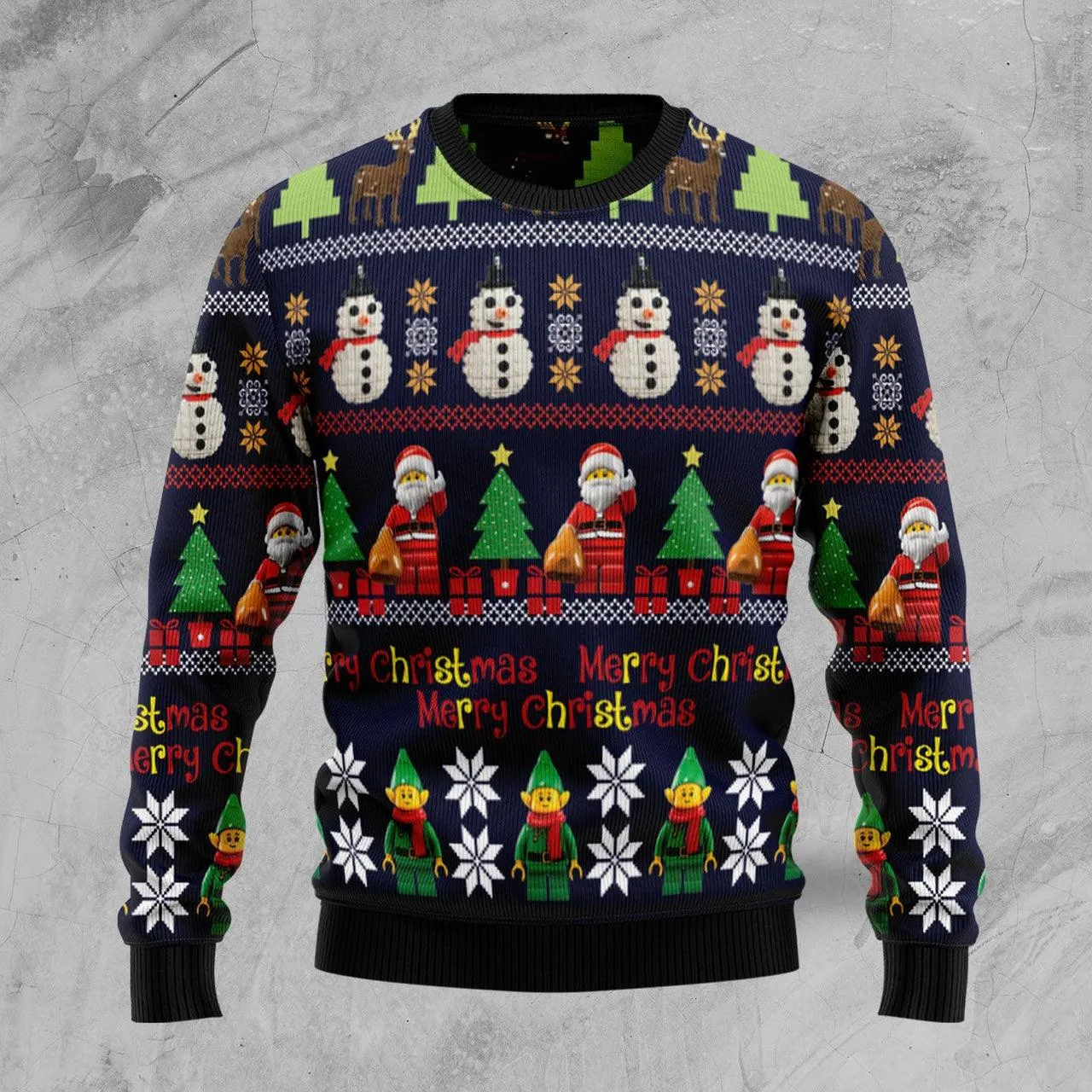 A Merry Lego Christmas Ugly Sweater