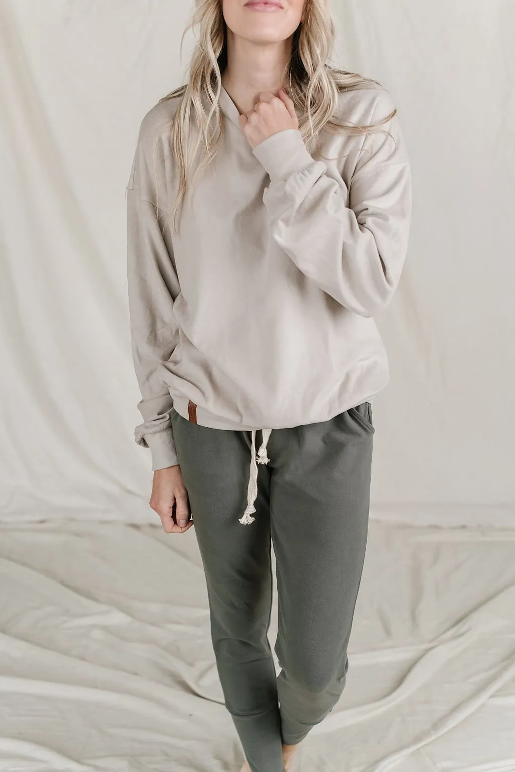 Ampersand Ave Ladies Wanderlust Performance Fleece University Pullover