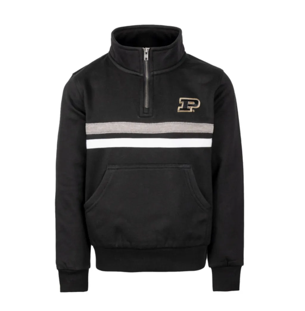 Authentic Brand - Purdue University Fleece Pullover in Black