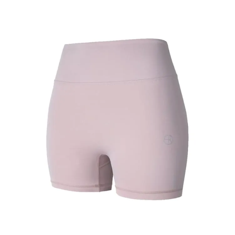 Barrel Fit Womens Plain 3.5" Leggings-PINK