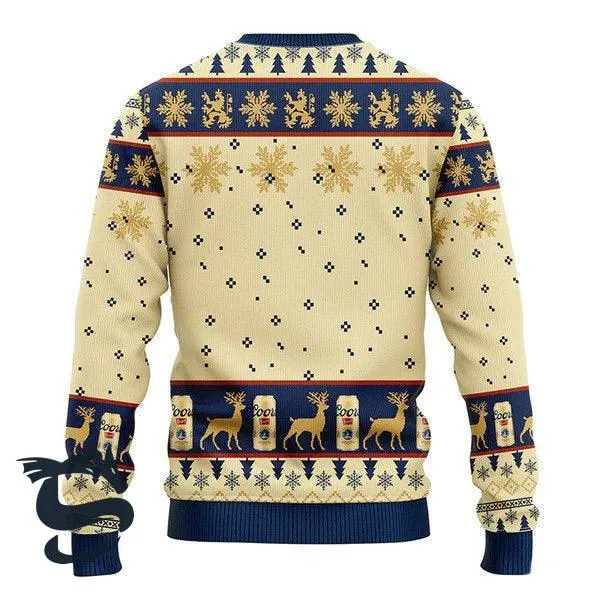 Breezy Coors Banquet Christmas Ugly Sweater