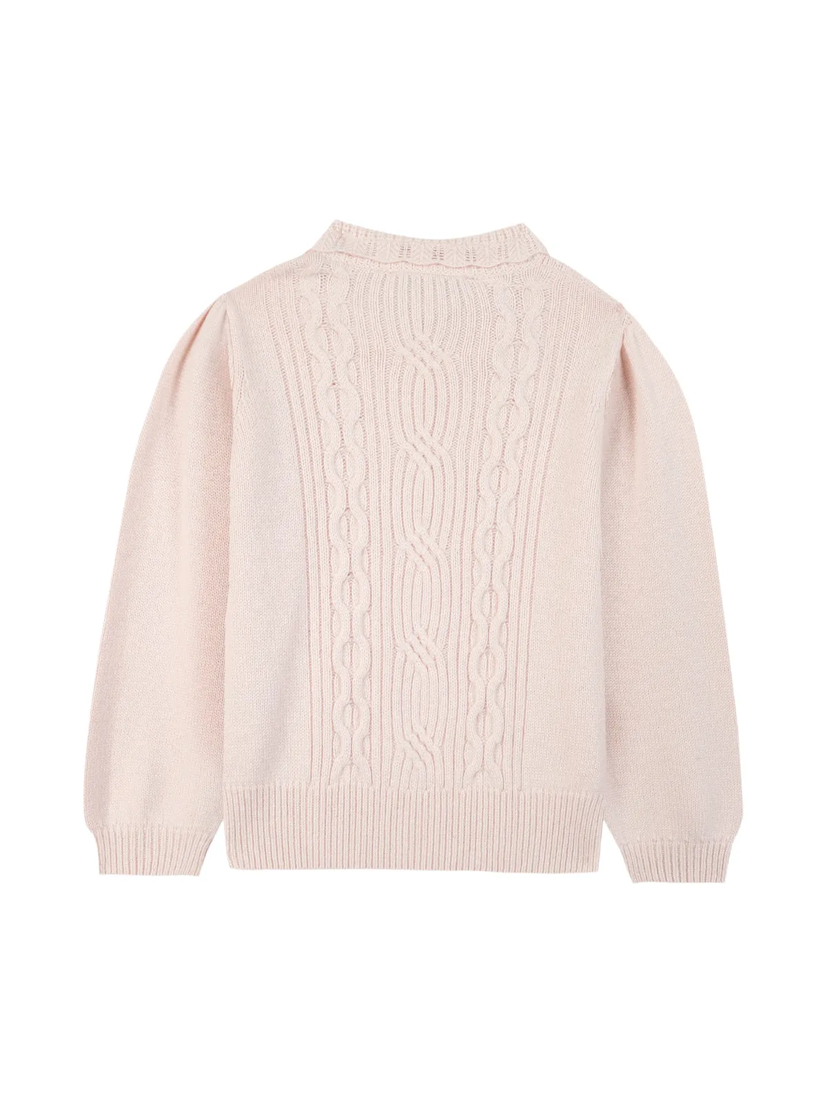Cable Knit Collared Sweater