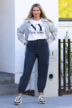 Charlie Cargo Pant Charcoal