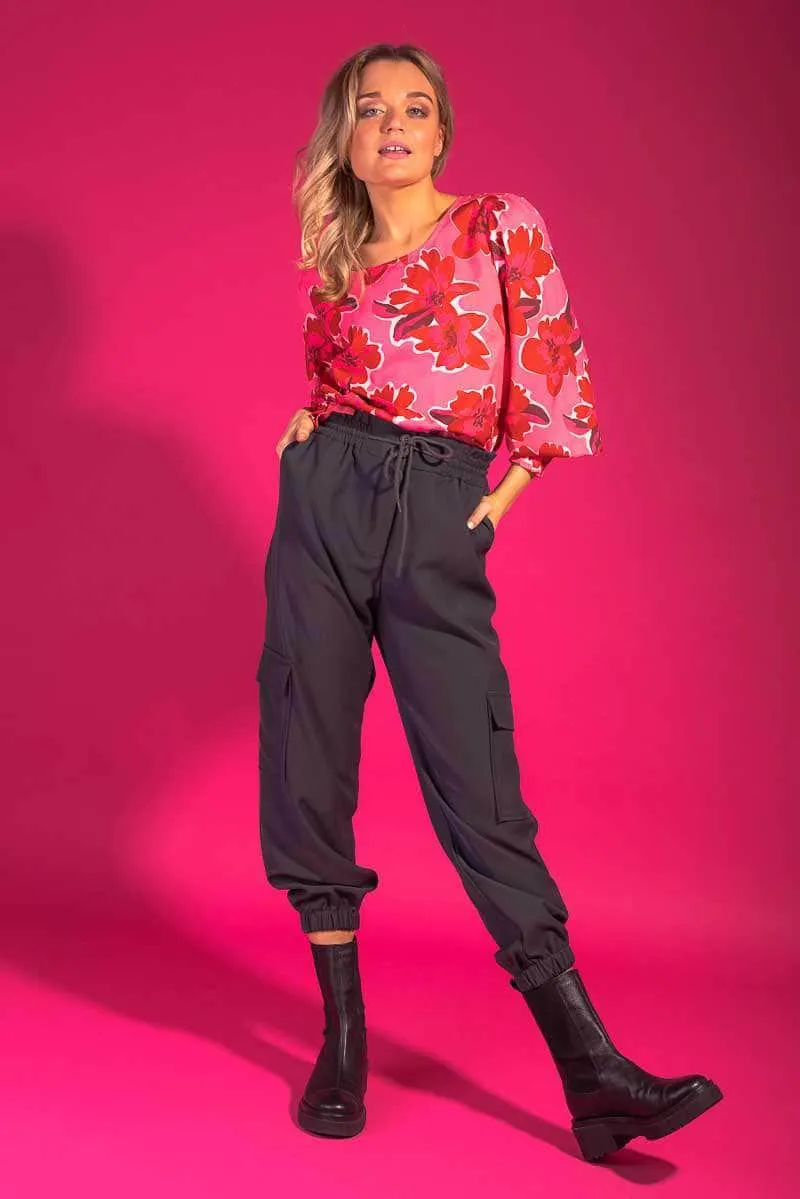 Charlie Cargo Pant Charcoal