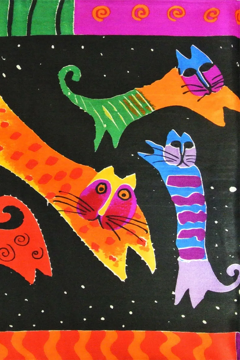 Colorful Cats Scarf
