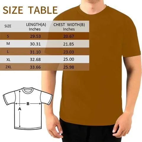 Custom Photo Love Heart Men's T-shirt