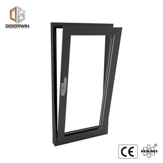 Doorwin 2021Black Thermal Break Aluminum Window - China Aluminium Balustrade, Aluminium Handrail
