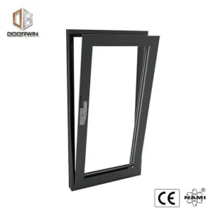 Doorwin 2021Black Thermal Break Aluminum Window - China Aluminium Balustrade, Aluminium Handrail
