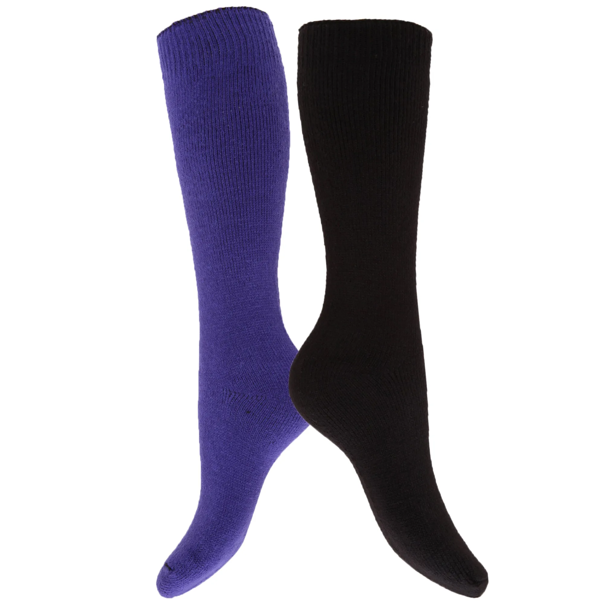 Floso Womens/Ladies Thermal Winter Wellington/Welly Boot Socks (2 Pairs)