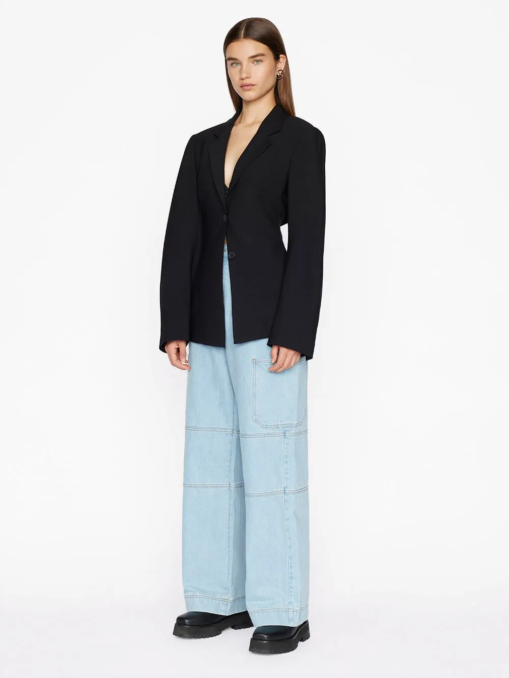 Frame - Oversized Cargo Jean in Genoa