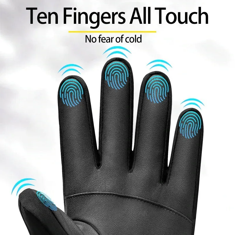 Full Finger Warm Waterproof Windproof Ski Gloves