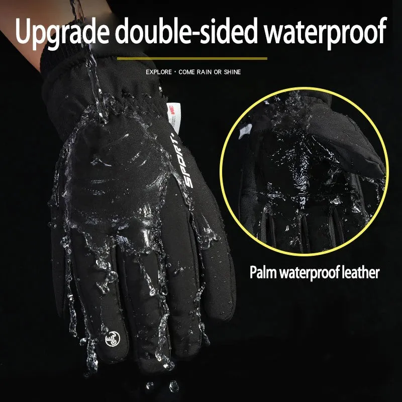 Full Finger Warm Waterproof Windproof Ski Gloves