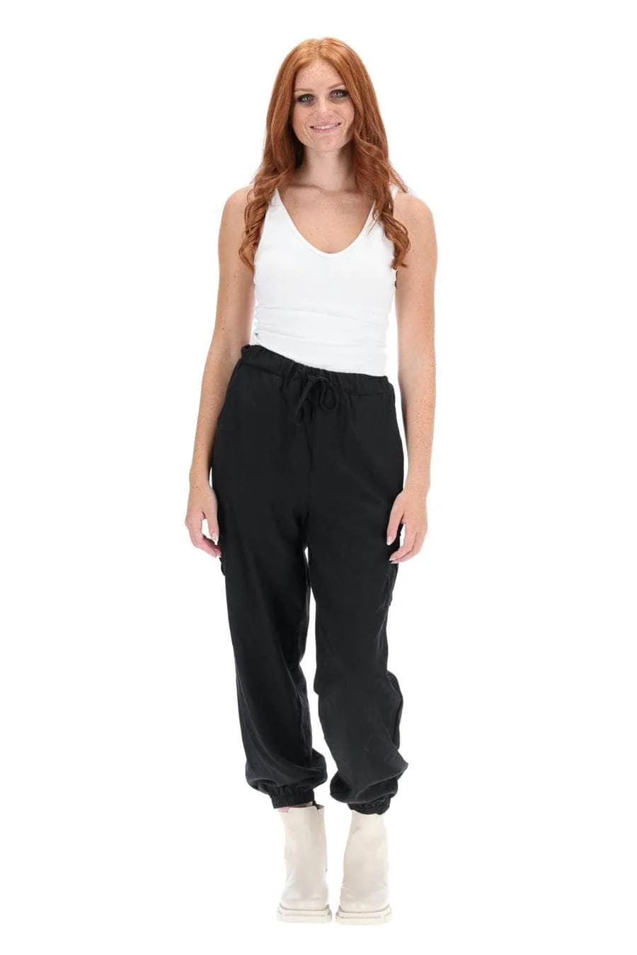 Hannah Cargo Pant Black