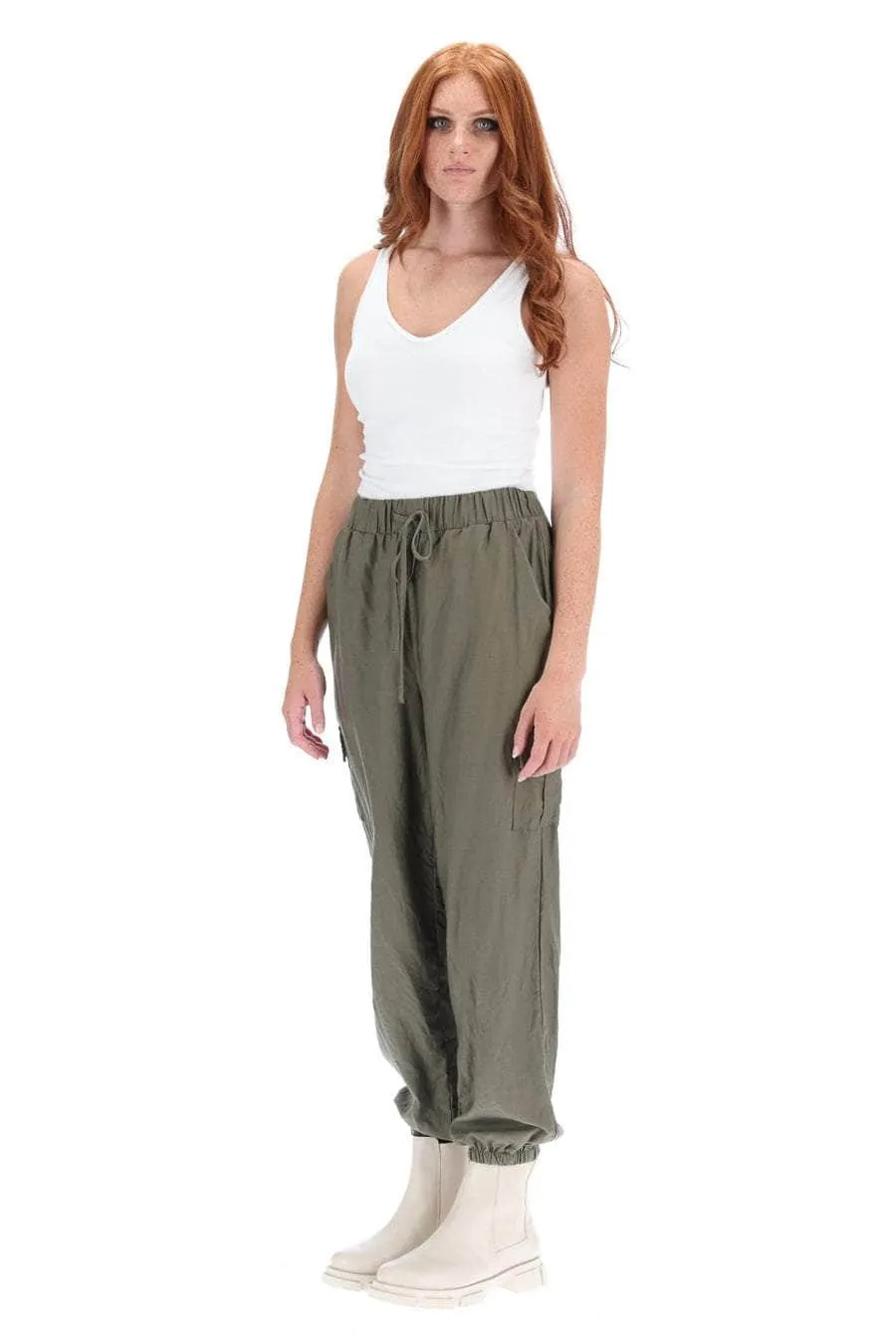 Hannah Cargo Pant Khaki