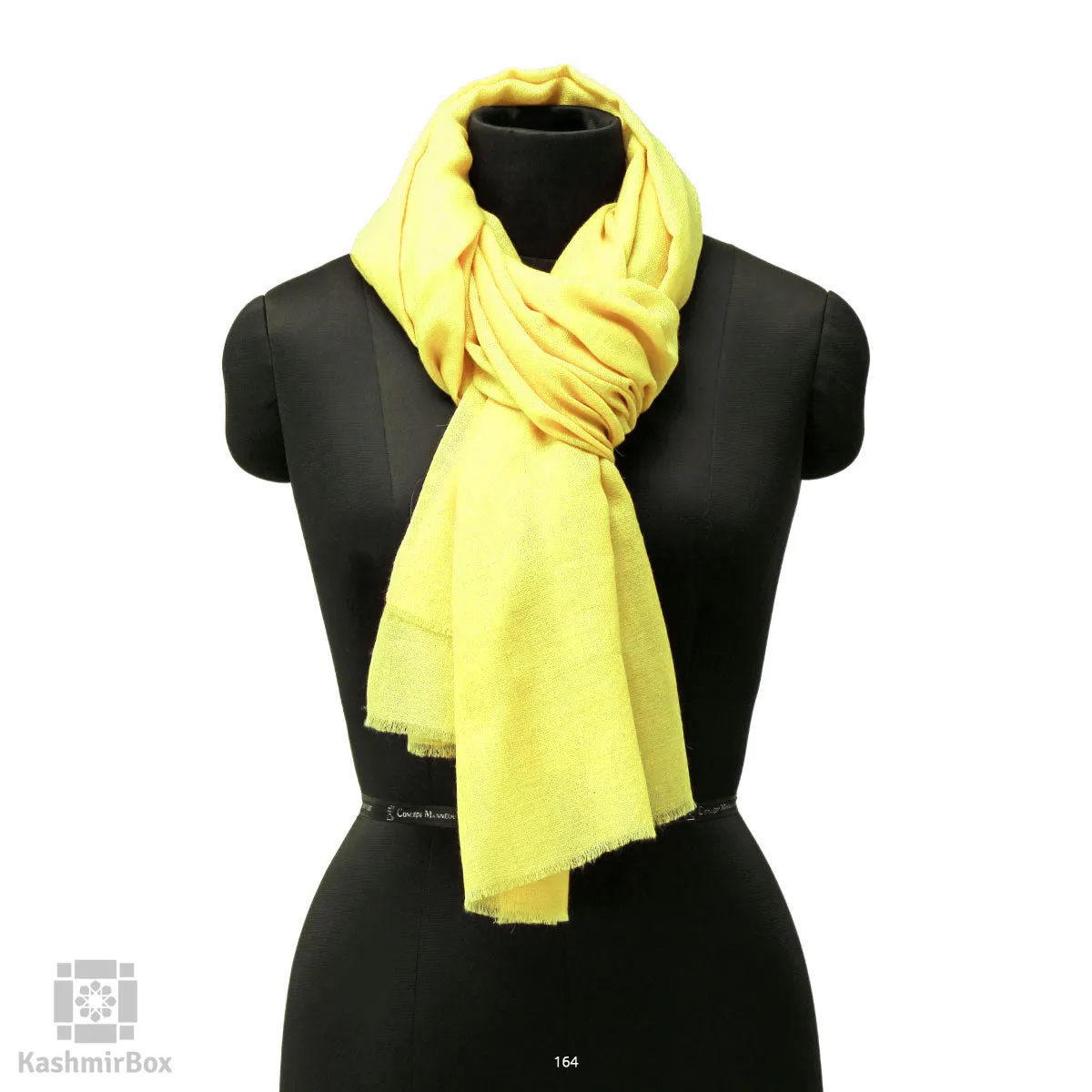 Lemon Yellow Woolen Stole