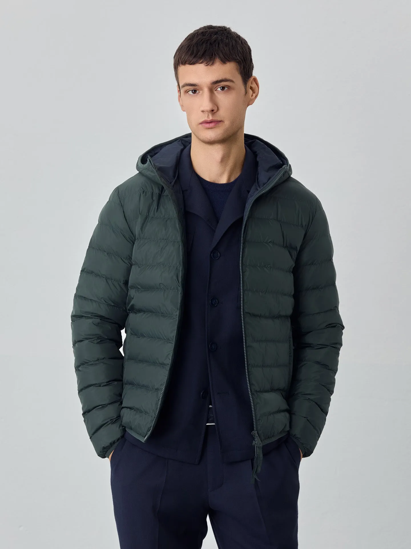 Lightweight Padded Mix Down Jacket