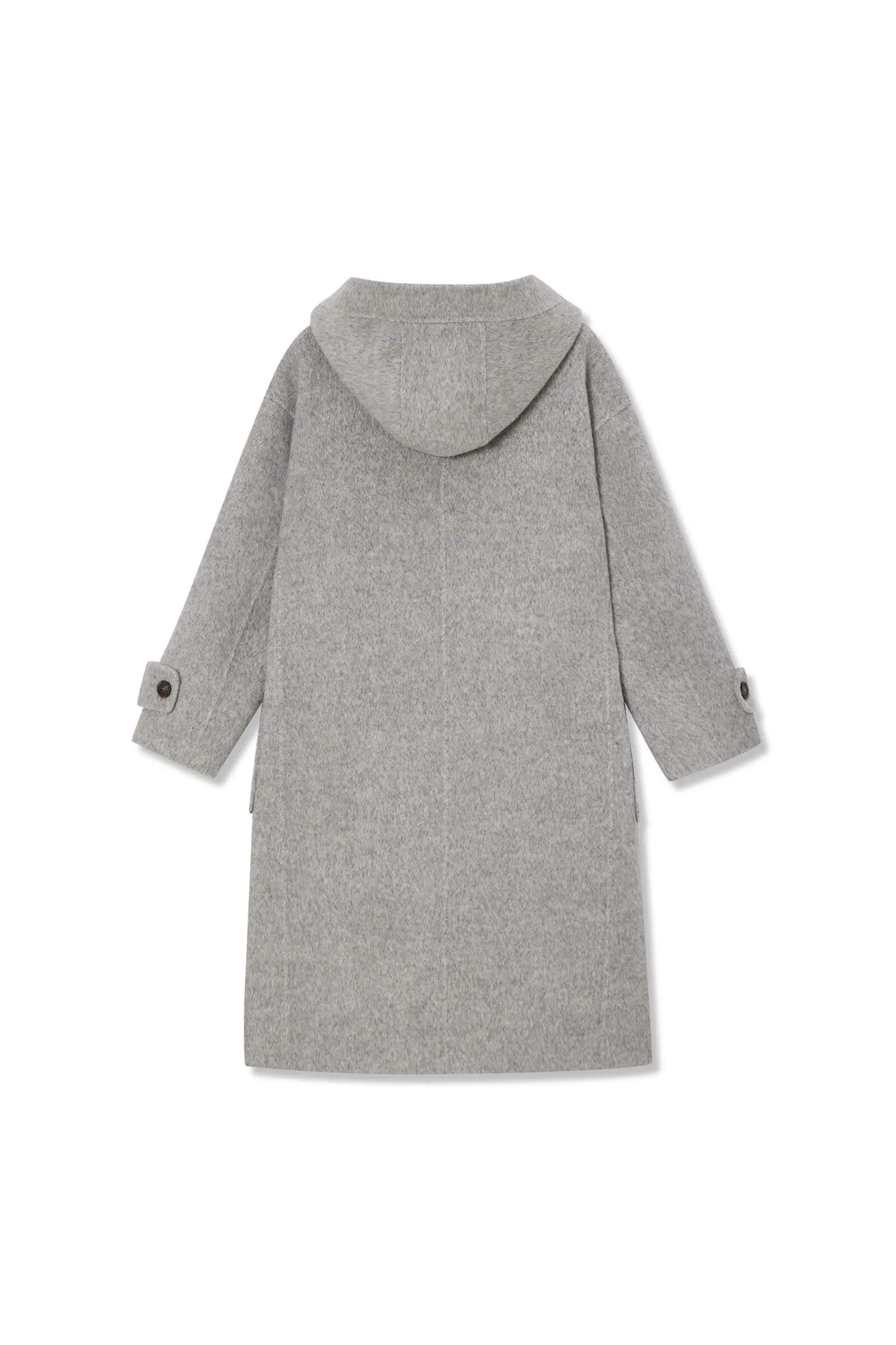 LILY Age-Reducing Hooded Woolen Coat