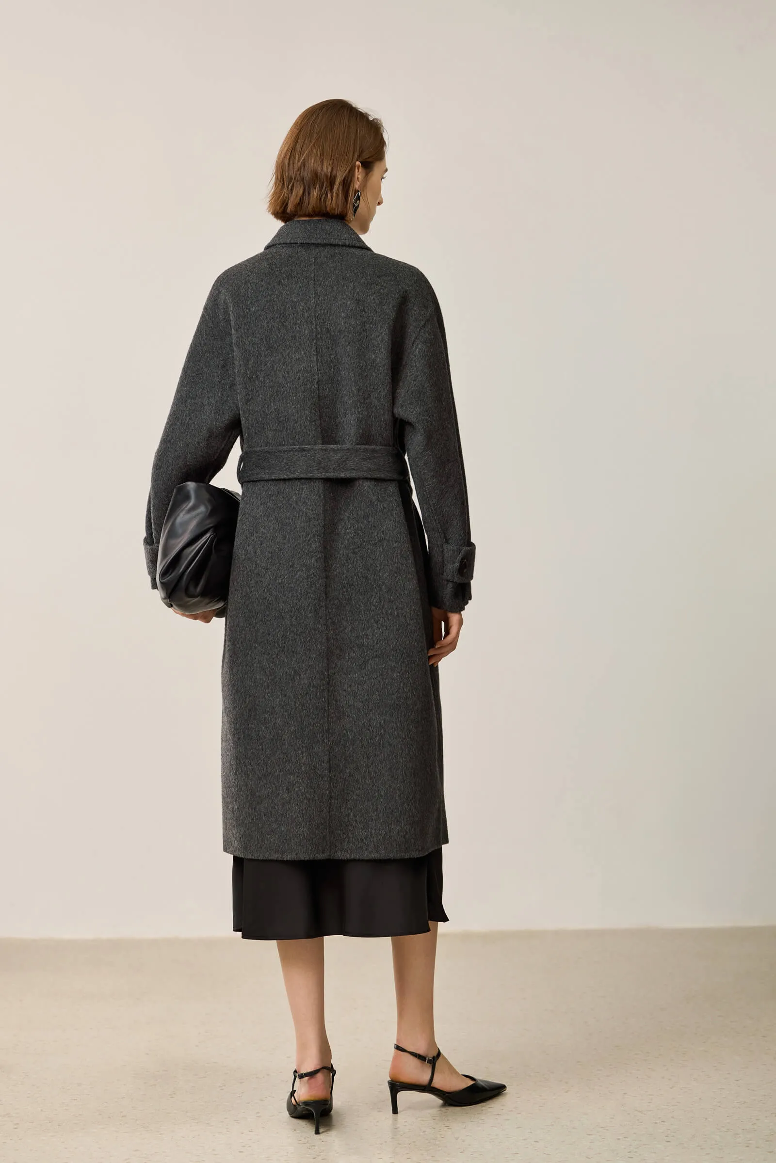 LILY Hepburn-Style Premium Double-Faced Wool Coat