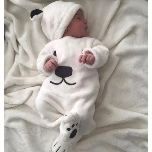 Long Sleeve Fleece Jumpsuit Set