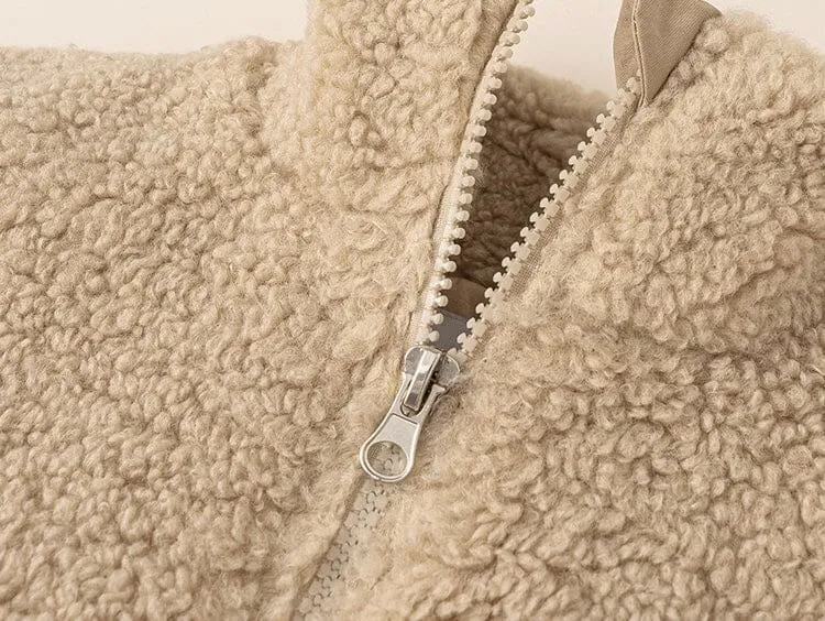 Luca Patchwork Plush Quilted Jacket