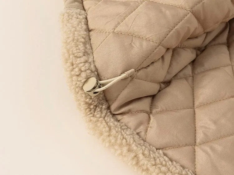 Luca Patchwork Plush Quilted Jacket