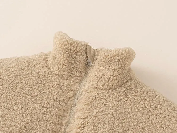 Luca Patchwork Plush Quilted Jacket