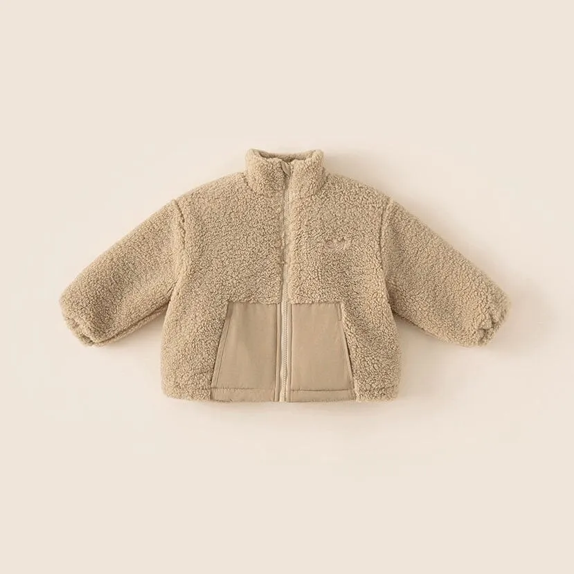 Luca Patchwork Plush Quilted Jacket