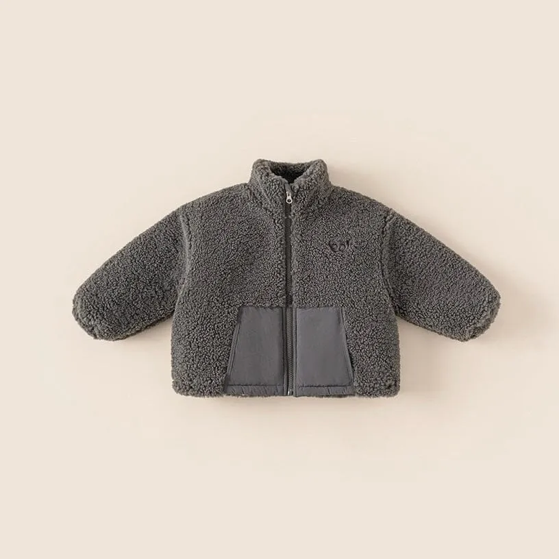 Luca Patchwork Plush Quilted Jacket