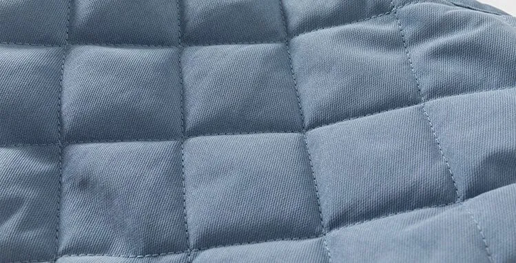 Luca Solid Color Quilted Jacket