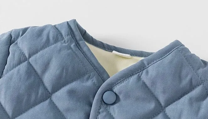 Luca Solid Color Quilted Jacket