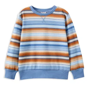 Milky Ombre Stripe Fleece Sweat