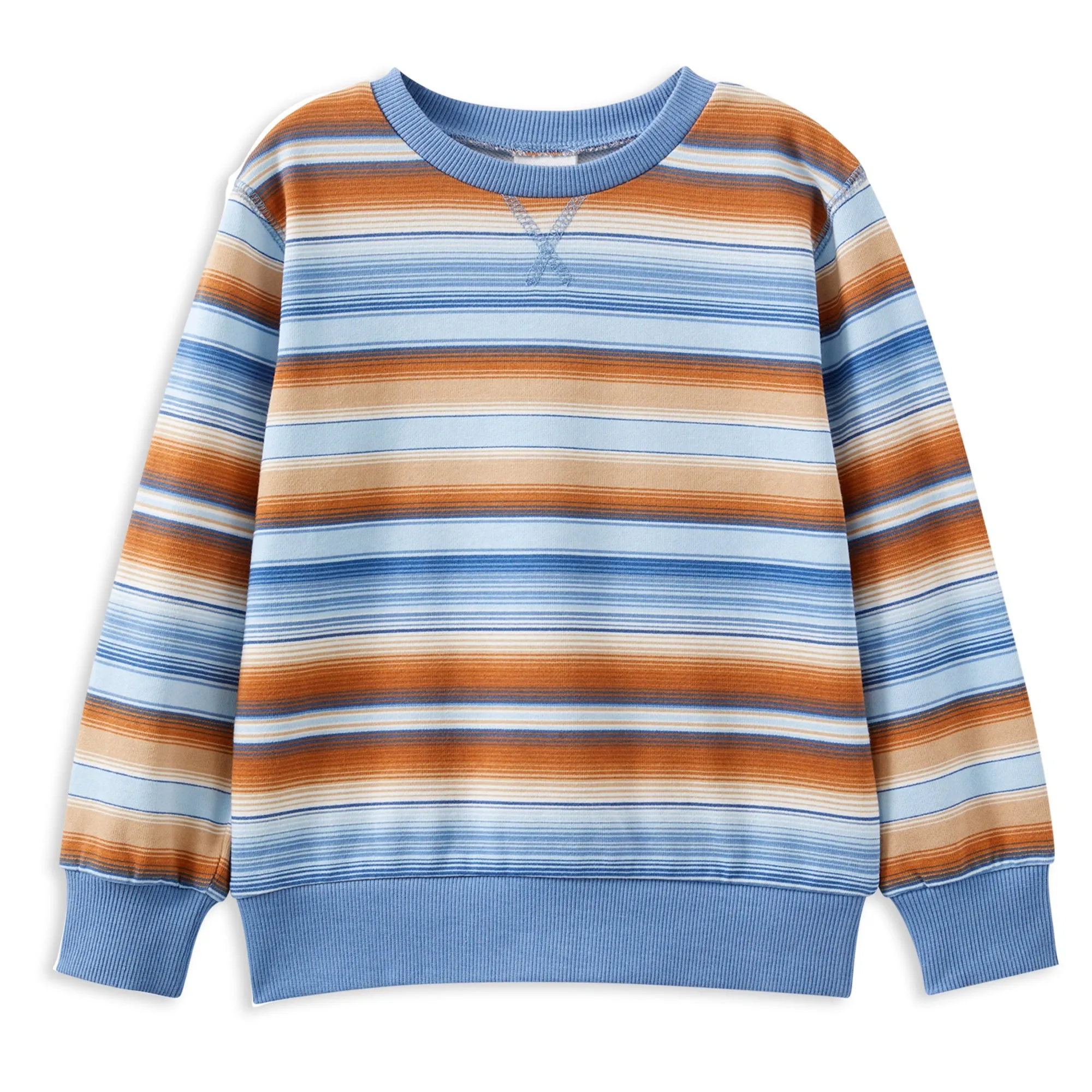 Milky Ombre Stripe Fleece Sweat