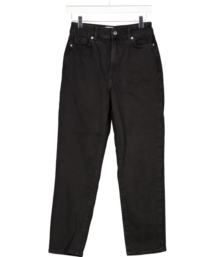 New Look Black Hannah Straight Leg Ankle Grazer Jeans UK 8