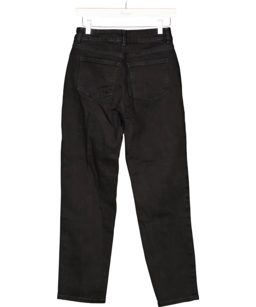 New Look Black Hannah Straight Leg Ankle Grazer Jeans UK 8