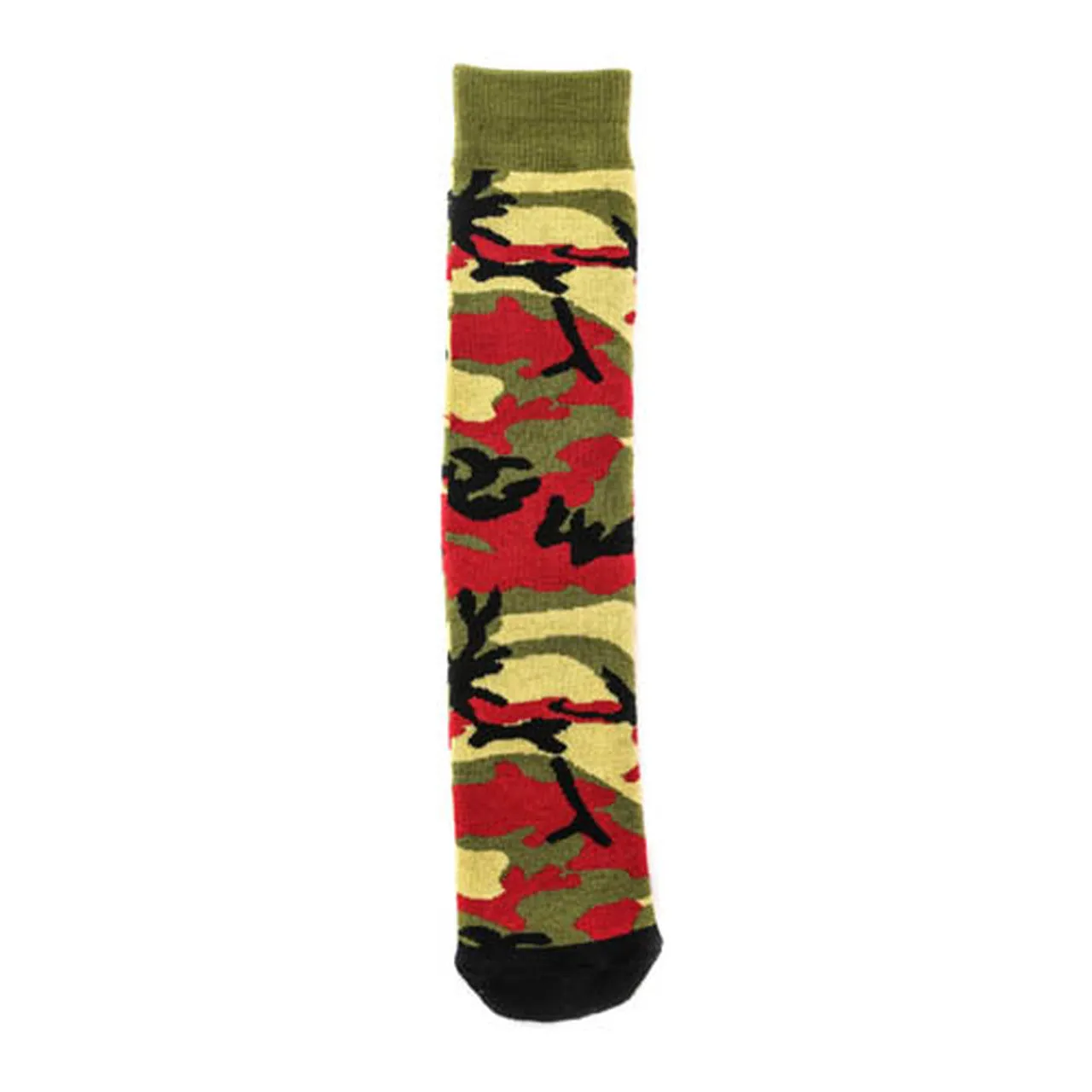 No Bad Ideas Rasta Cammo Boot Socks