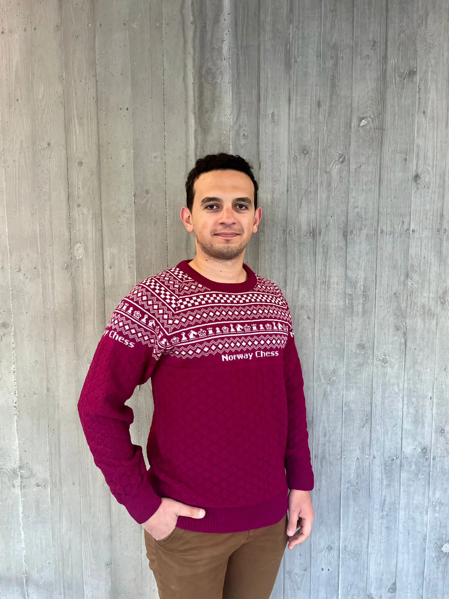 Norway Chess Wool Sweater