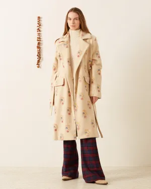 Officer Fireflower Wool Coat