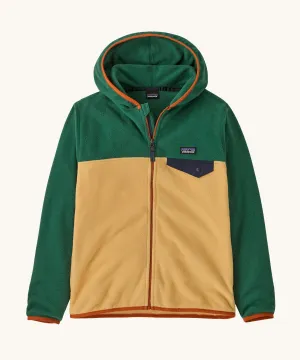 Patagonia Kids Micro D Snap-T Fleece Beeswax Tan