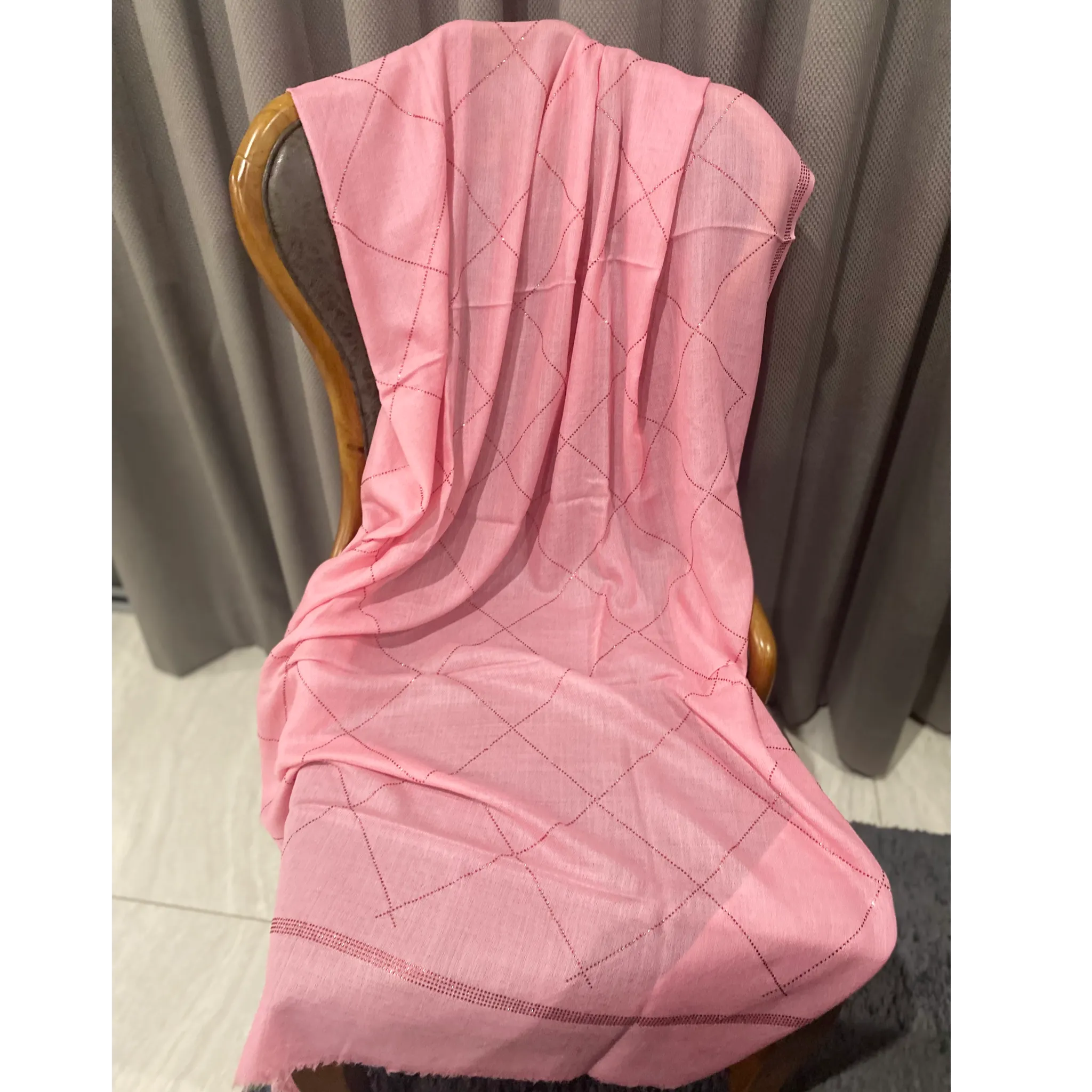 Pink Bling Julian Pure Cashmere Pashmina shawl