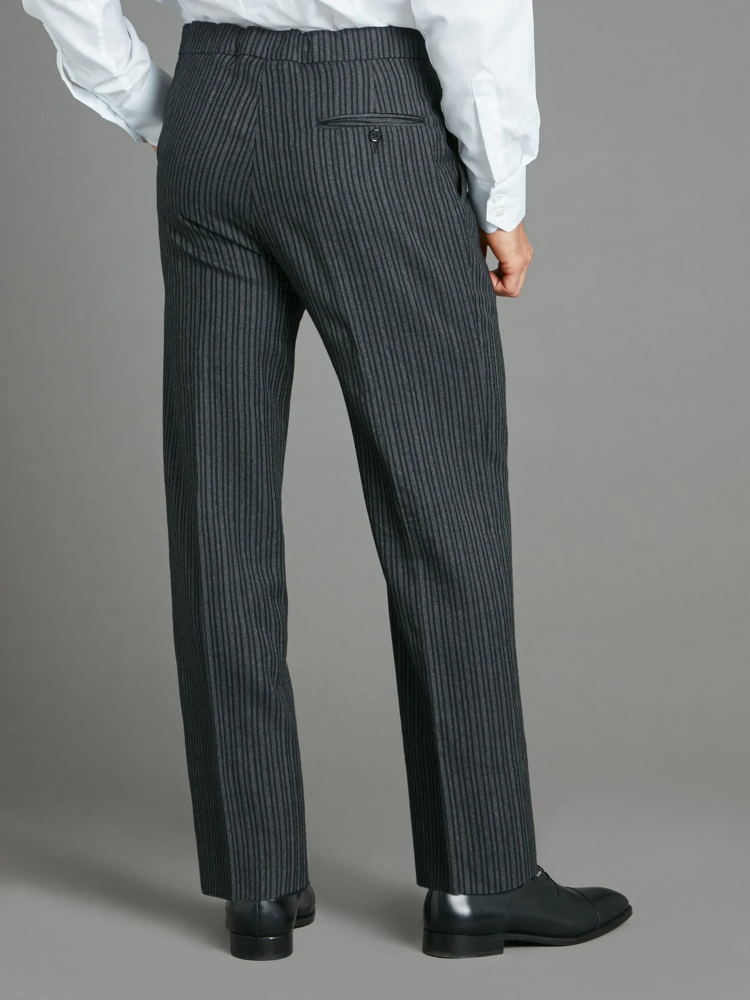 Pleated Morning Pants - Classic Striped