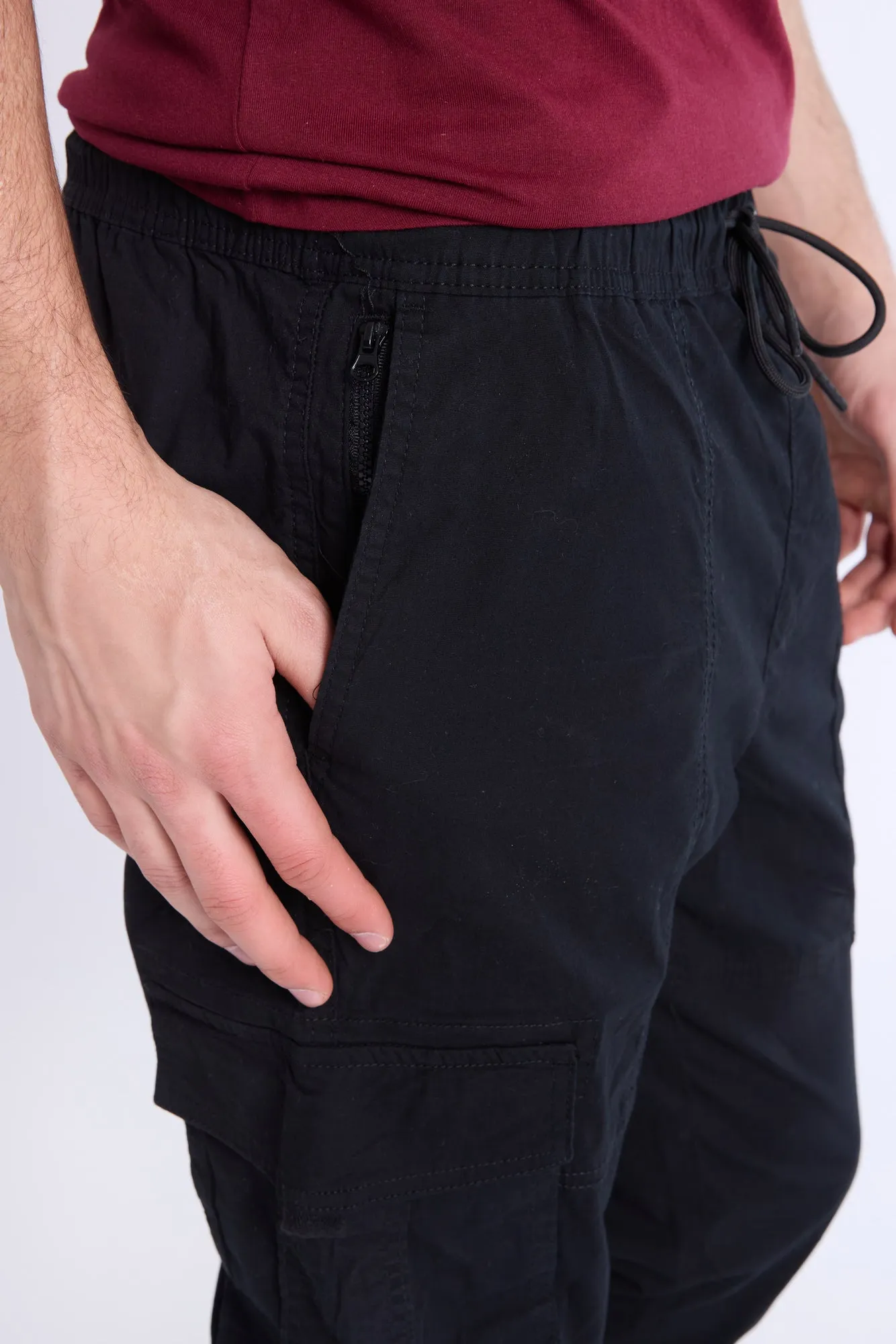 Poplin Cargo Jogger