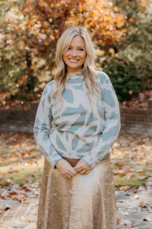 Raelyn Jacquard Lightweight Sweater Top