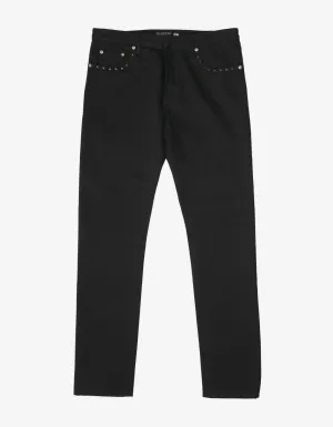 Rockstud Untitled Black Denim Jeans