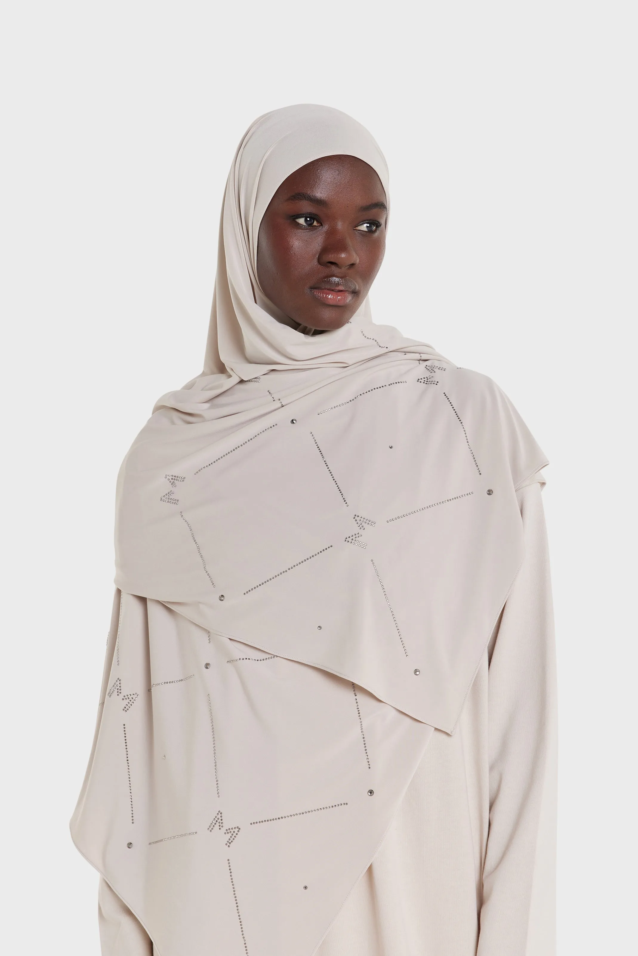 The Pearl Monogram - Premium Jersey | Soft Taupe