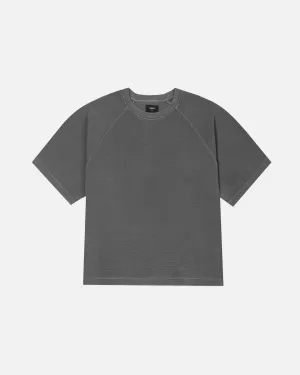 Thermal Boxy T-Shirt - Vintage Grey