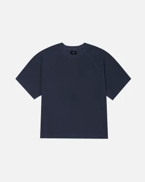 Thermal Boxy T-Shirt - Vintage Navy