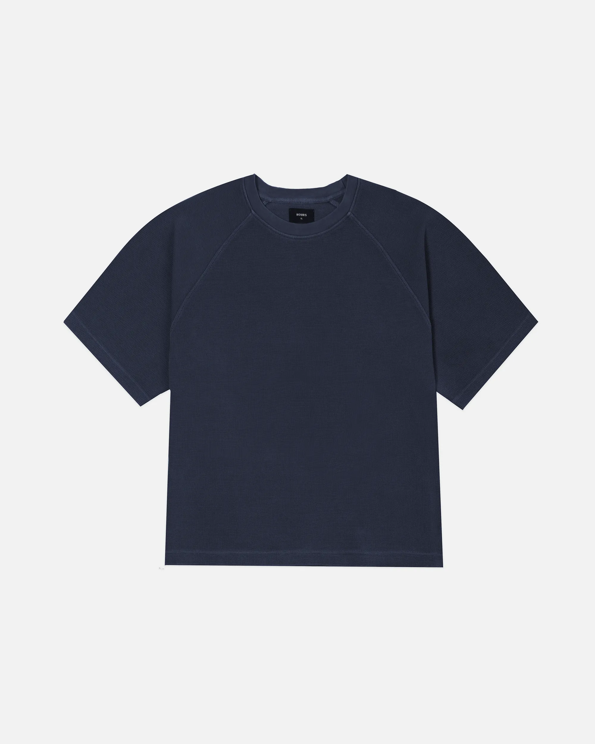 Thermal Boxy T-Shirt - Vintage Navy
