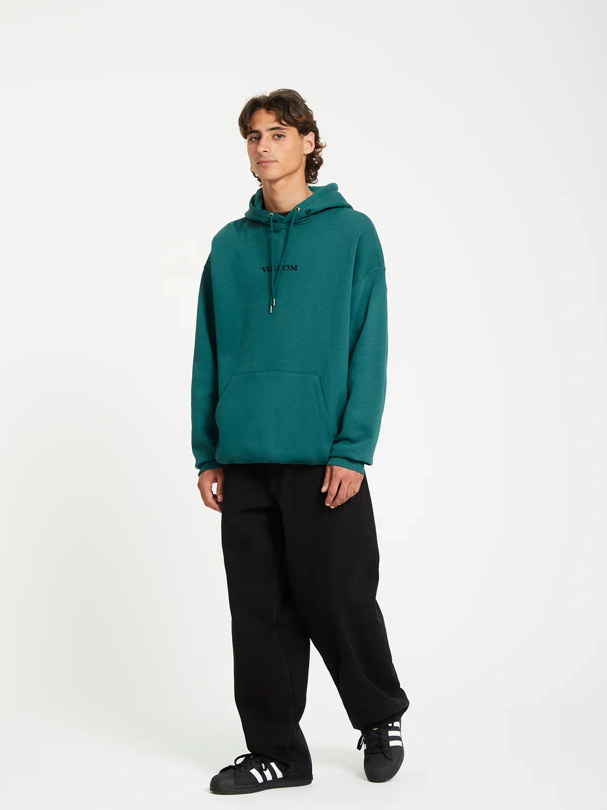 Volcom Men's Stone Hoodie Evergreen A4132419_EVG