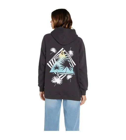 Volcom Women's Truly Stoked BF Pullover Vintage Black